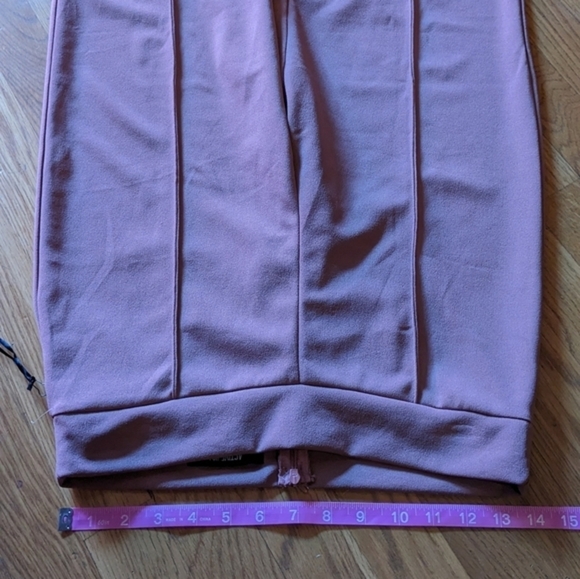 NWT Active USA Large Rose‎ PinkvWide Leg Pants w/ Back Zipper - Picture 7 of 7